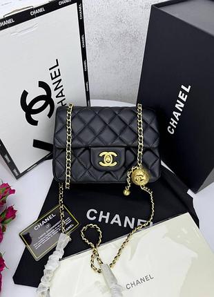 Chanel black gold