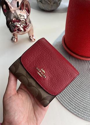 Шкіряний гаманець coach🍒