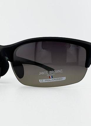 Мужские спортивные очки с поляризацией james browne jb352 g-mb/gn-n polarized черные