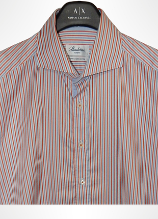 Сорочка twofold cotton у кольорову смужку stenströms. size 40/153⁄4 slim line