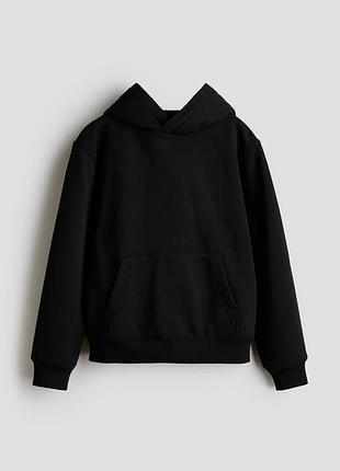 Теплая детская/подростковая худи из трикотажа на флисе h&amp;m | утепленная толстовка с капюшоном