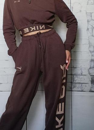 Брючний костюм спортивний худі штани nike original