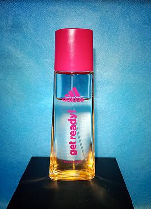Жіноча туалетна вода adidas get ready! for her (50 мл) 
код: 9247. страна производства: испания (made in spain)