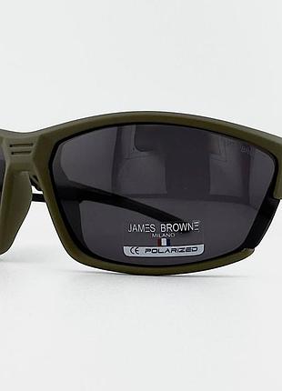 Чоловічі спортивні окуляри з поляризацією james browne jb-385 d-cg/mb-f polarized чорні