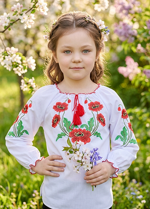 🌸вишиванка для дівчинки машинної вишивки у наявності 🌸