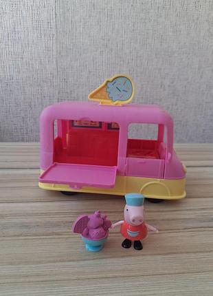 Ігровий набір peppa pig peppa’s adventures peppa’s ice cream truck hasbro свинка пеппа вантажівка з морозивом