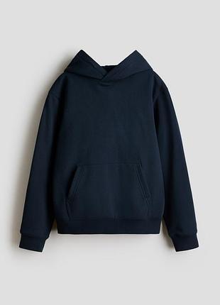 Тепле дитяче/підліткове худі з трикотажу на флісі h&m | утеплена толстовка з капюшоном