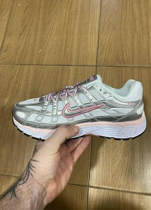 Nike p-6000 white elemental pink