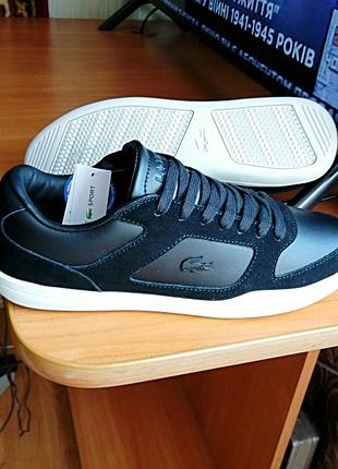 Кроссовки мужские кожаные lacoste