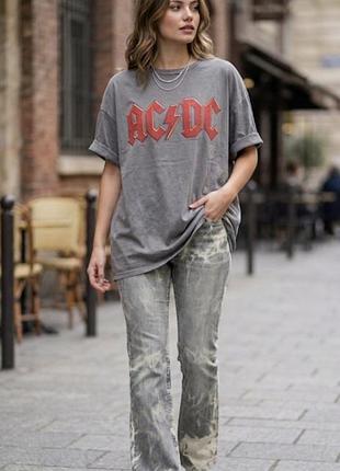 Стильні джинси flare stretch унісекс m,l grange style