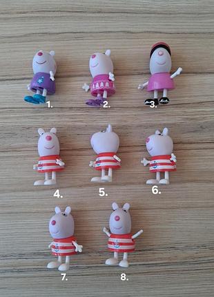 Фігурки друзі свинки пеппи peppa pig, оригінал