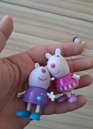 Фигурки друзья свинки пеппы peppa pig, оригинал 5