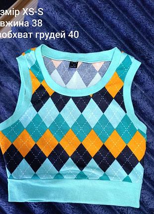 Жилетка топ