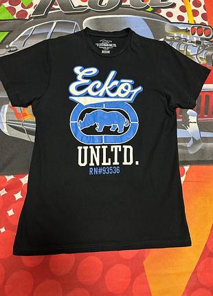 Оригінальна футболка ecko unltd. / big logo y2k streetwear
