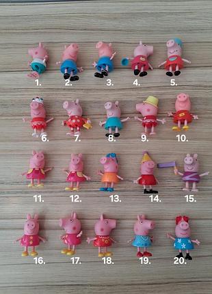 Фігурки свинка пеппа peppa pig, оригінал
