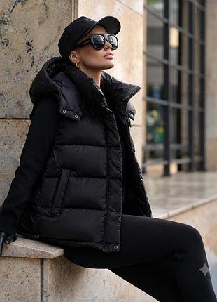 Жилетка з капюшоном zara