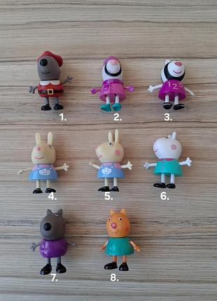 Фігурки друзі свинки пеппи peppa pig, оригінал