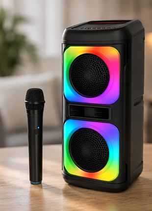 Колонка kts-2362 bluetooth з двома 6,5 дюймовими динаміками.