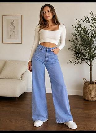 🌿 стильні світло-блакитні джинси h&m divided