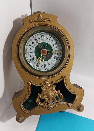 Часы, каминные,  янтарь,  ссср,  кварц