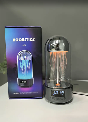 Портативная колонка bluetooth медуза с функцией ночника.