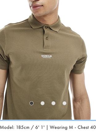 Поло barbour хакі xs-s