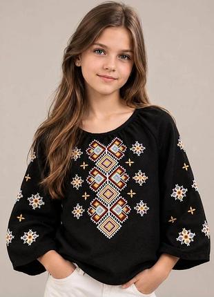 Льняная вышиванка
