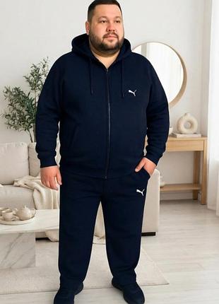 Спортивный костюм тёплый мужской 
спортивный костюм на флисе теплый батал
костюм плюс size