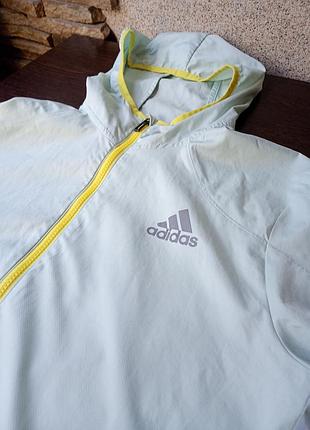 Оригинальная легкая ветровка adidas, р. l (176 см) / спортивная куртка