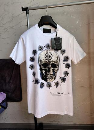 Нова футболка philipp plein stars & skull s (оригінал з бірками)