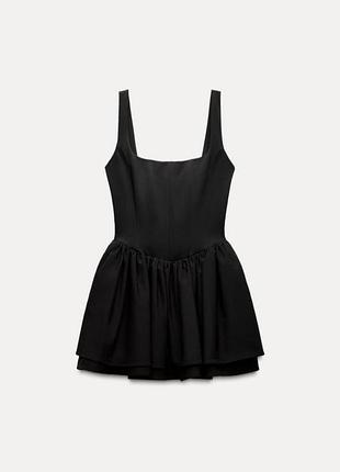 Фирменное корсетное платье zara размер м