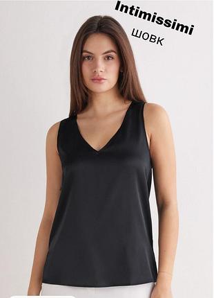 Майка топ intimissimi шовк розмір l