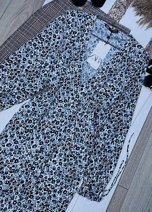 Нова літня сукня zara s m  коротке плаття трапеція сукня з широкими об’ємними рукавами плаття зара креповий трикотаж