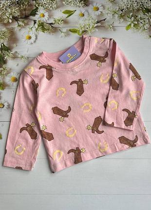 Реглан на девочку ковбойка jessie от primark р.68 (3-6 месяцев)