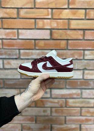 Nike dunk low lx dark team red and phantom