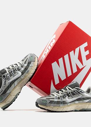 Стильные кроссовки nike p-6000 gray