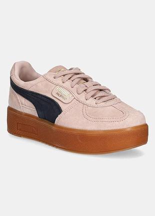 Жіночі замшеві кросівки puma palermo elevata wns