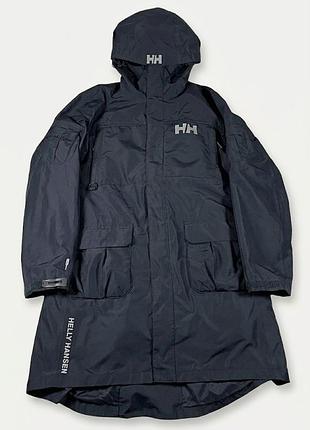 Куртка подовжена тренч парка дощовик women's helly hansen rigging coat trench