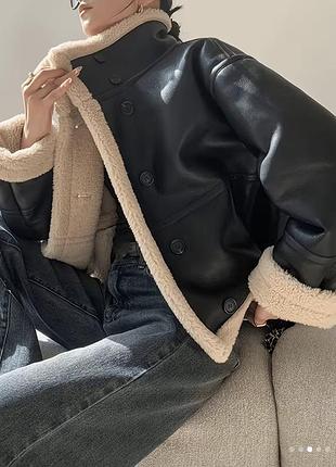 Дубленка zara