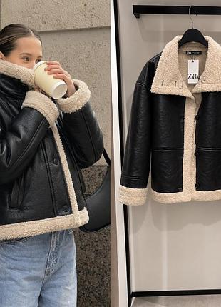 Дубленка zara