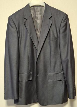 Классический мужской пиджак giorgio armani темно-серого цвета (оттенок «мокрый асфальт»)