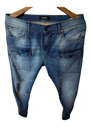 Джинси imperial jeans italy stretch mid blue