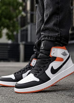 Мужские кроссовки nike air jordan. кожа ( 42 размер )
