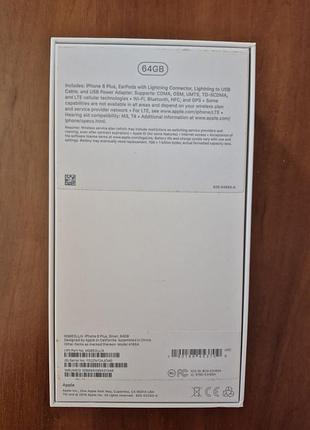 Смартфон apple iphone 8 plus 64 гб silver 5
