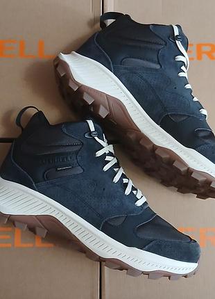 Ботинки туристические мужские merrell tempo sol mid wp waterproof водонепроницаемая мембрана