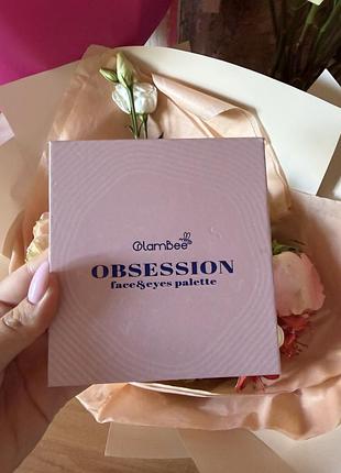 Набір декоративної косметики glambee obsession face & eyes palette