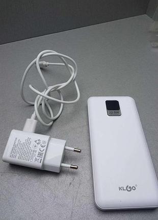 Універсальний зовнішній акумулятор повербанк б/у klgo kp-43 10000 mah