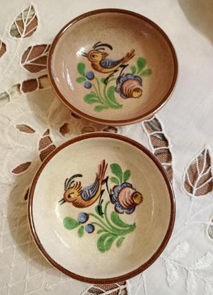 Пиалы с птичками ручная роспись