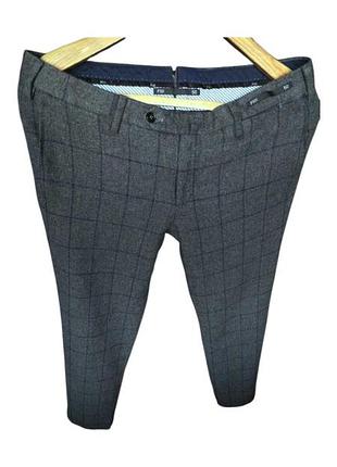 Преміум брюки pt-01 wool trousers italy w32 grey