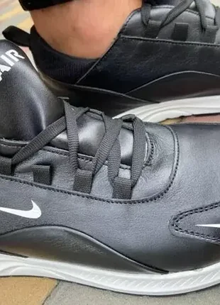 Кроссовки мужские nike air270 черные, натуральная кожа